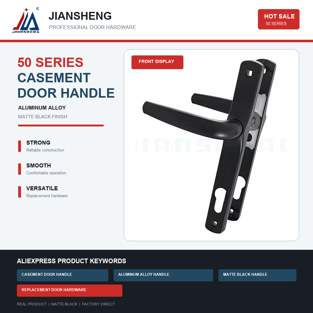 Door Handle Bar - Double-Sided Aluminum Alloy Sliding Door Handle