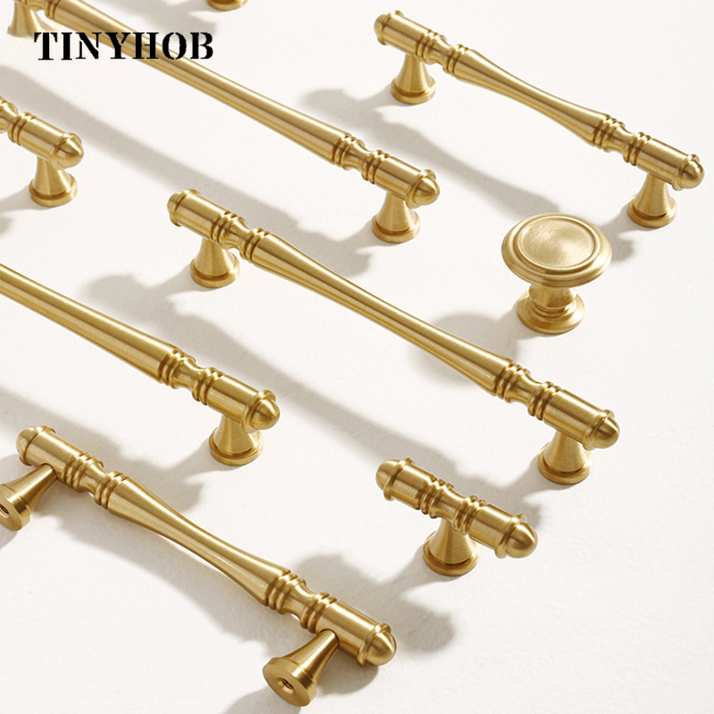 Furniture Hardware Wholesale - Gold Cabinet Handles Desk Drawer Pull
