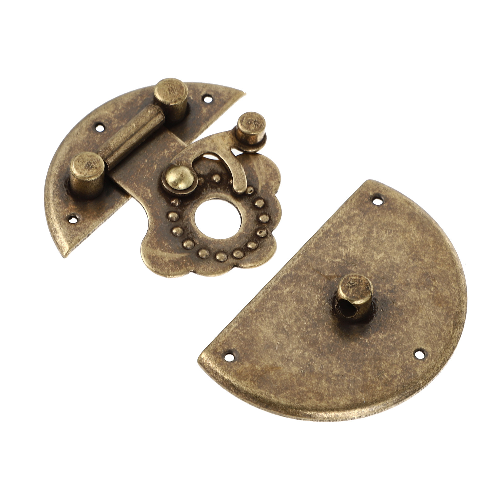 Vintage Furniture Hardware Replacement - 1Pcs Chinese Copper Jewelry Box Buckle