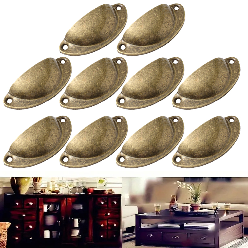Vintage Furniture Hardware Replacement - 10PC Cabinets Pulls Drawer Knobs Replacement
