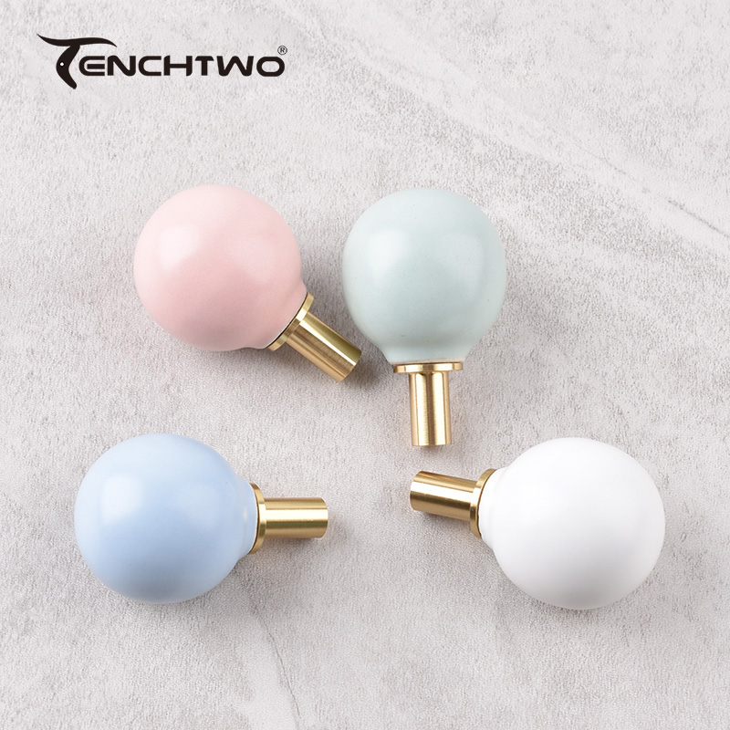 Round Ceramic Hook Clothes Han - đánh giá và giá Furniture Hardware Supplies