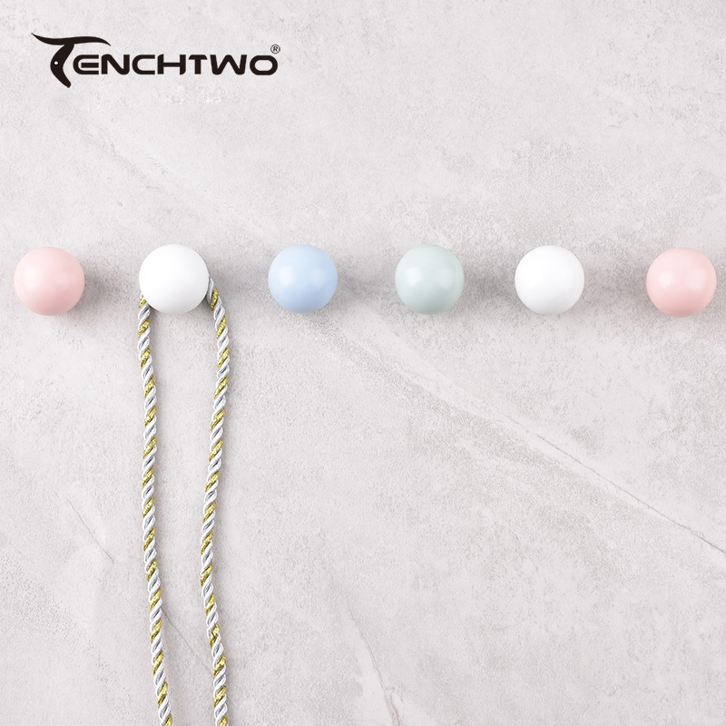 Round Ceramic Hook Clothes Han - đánh giá và giá Furniture Hardware Supplies