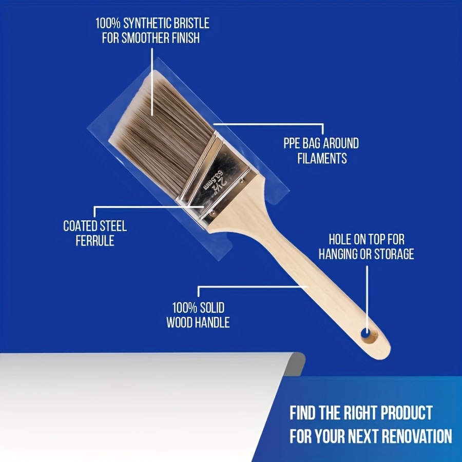5Pcs High Quality Paint Brush  - đánh giá và giá Furniture Hardware Supplies