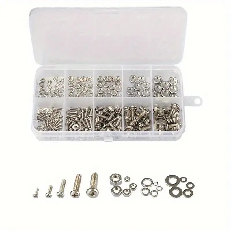 320PCS Hex Nuts & Bolts Set M2 - đánh giá và giá Furniture Hardware Repair