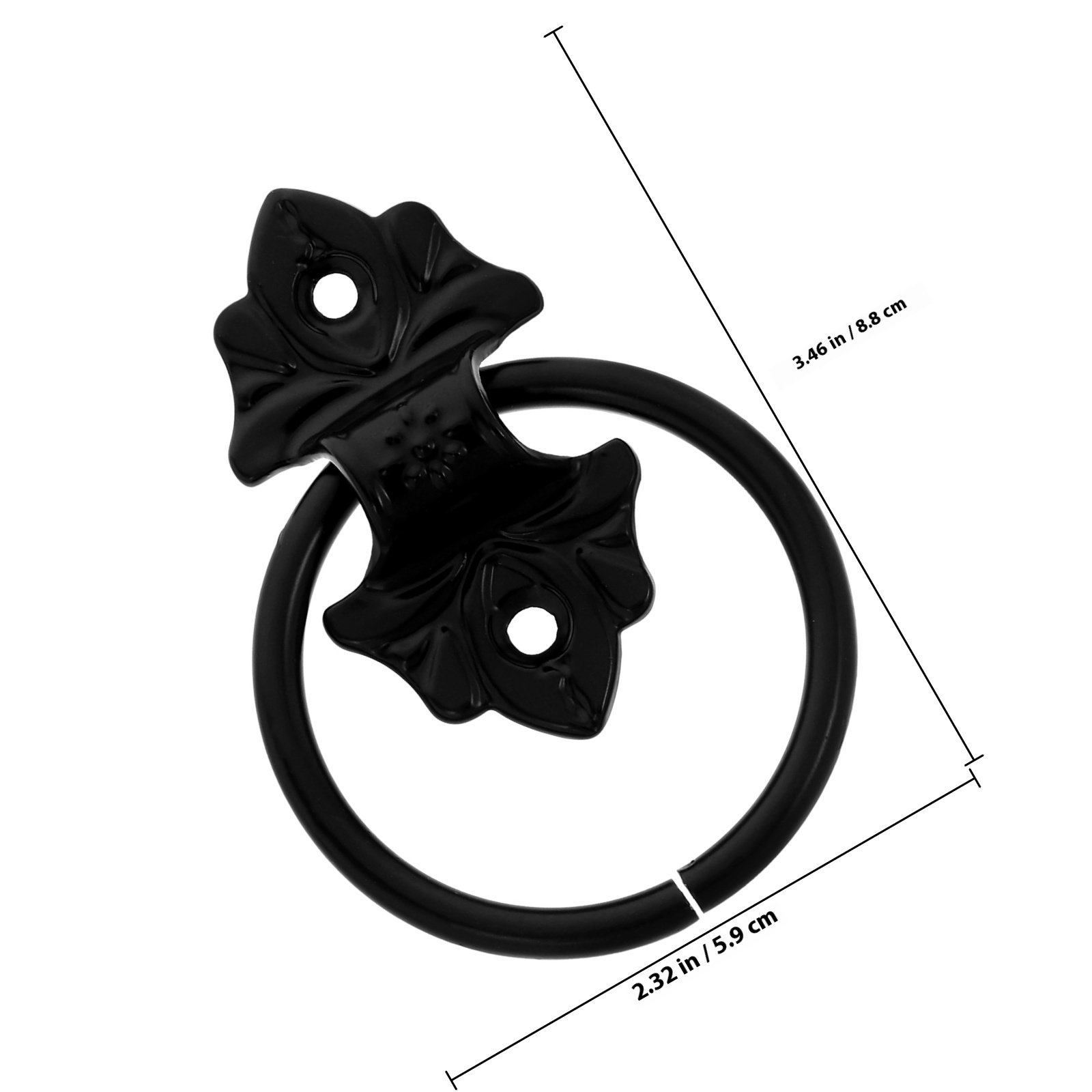 2Pcs Vintage Round Pull Rings  - đánh giá và giá Vintage Furniture Hardware Replacement