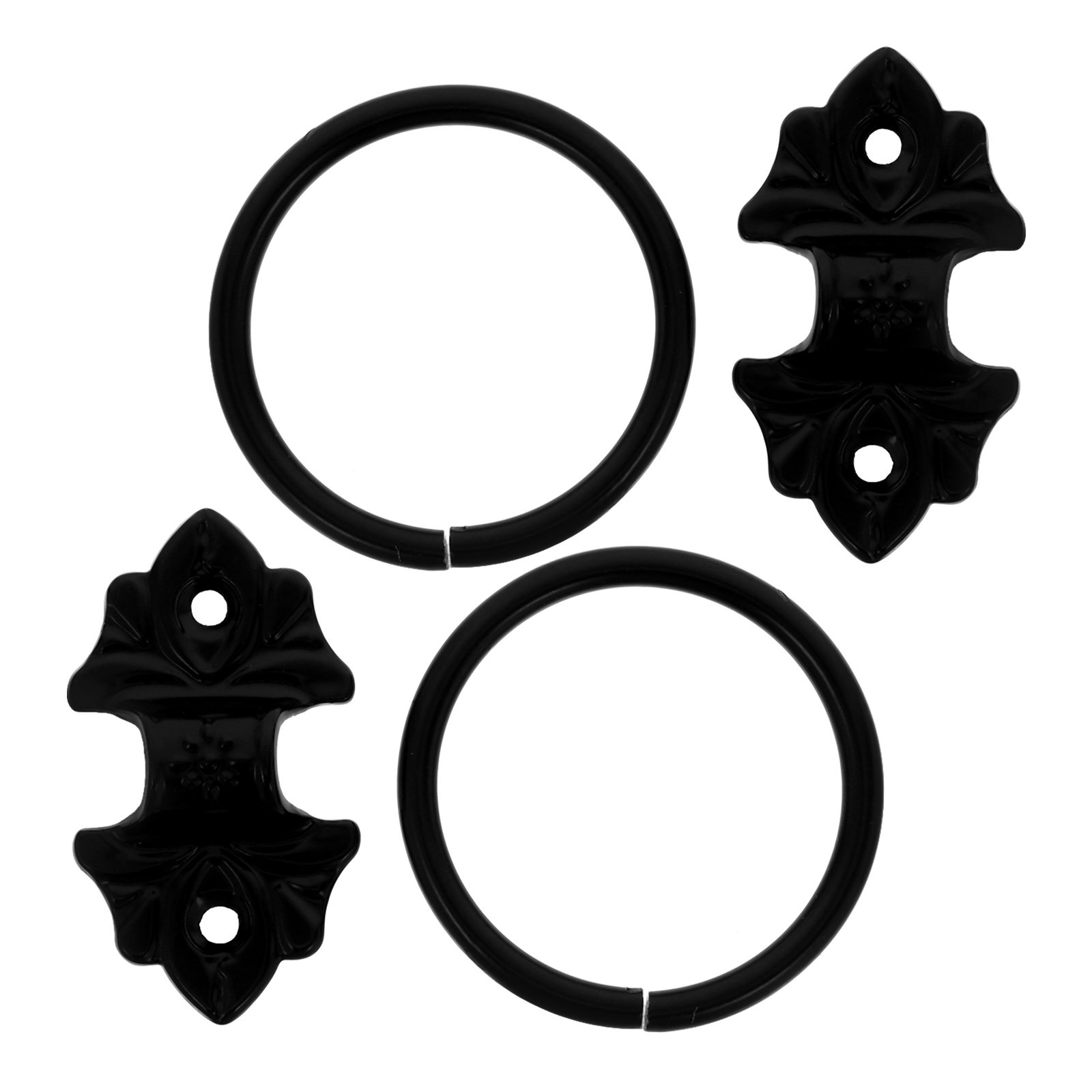 2Pcs Vintage Round Pull Rings  - đánh giá và giá Vintage Furniture Hardware Replacement