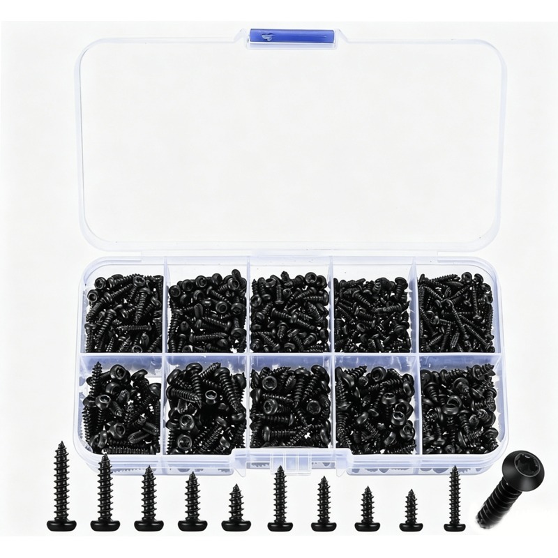 600 Pcs M2-M3 Black Torx Pan H - đánh giá và giá Furniture Hardware Repair