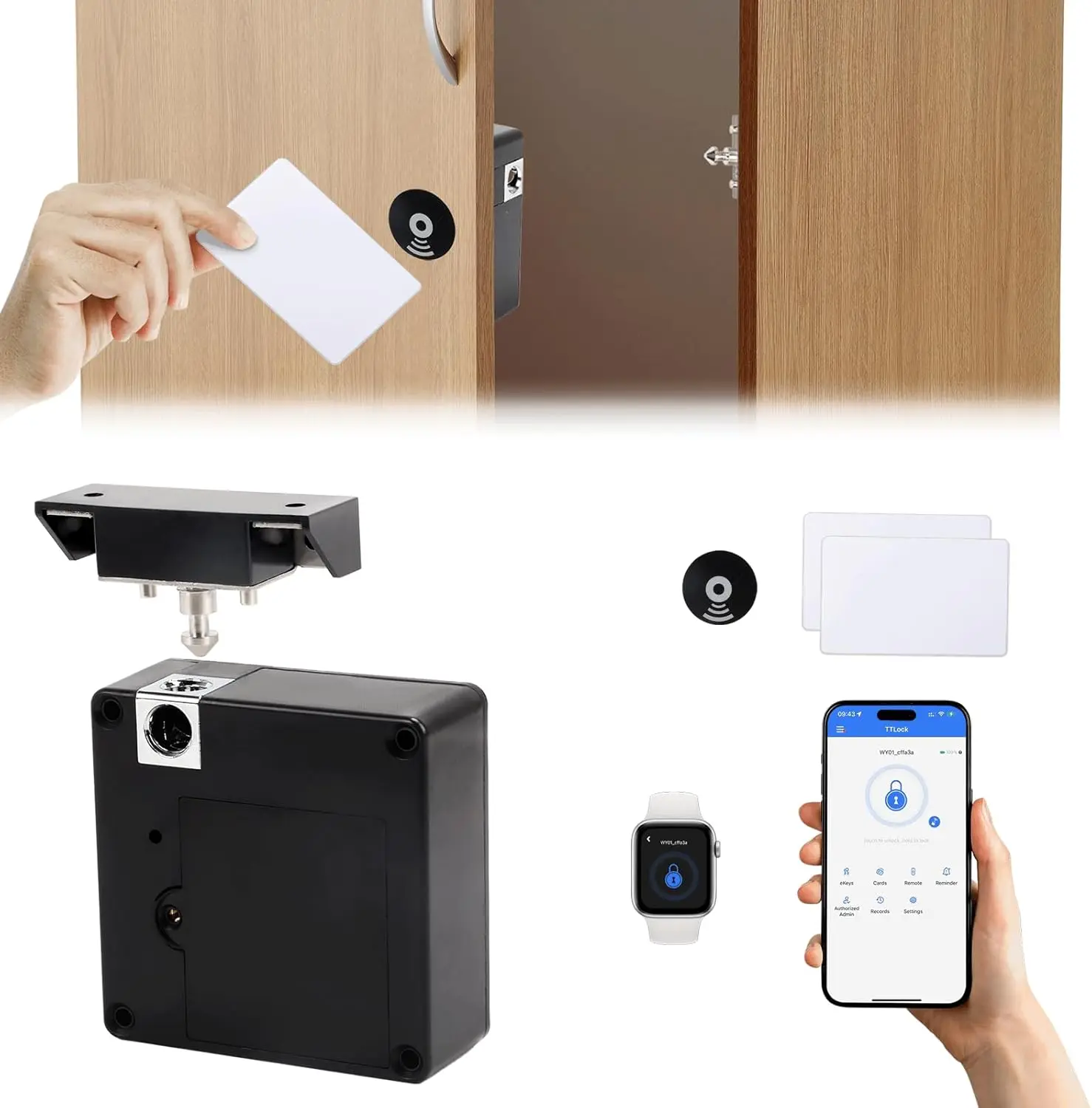 Mobile phone NFC smart locker  - đánh giá và giá Furniture Hardware Supplies