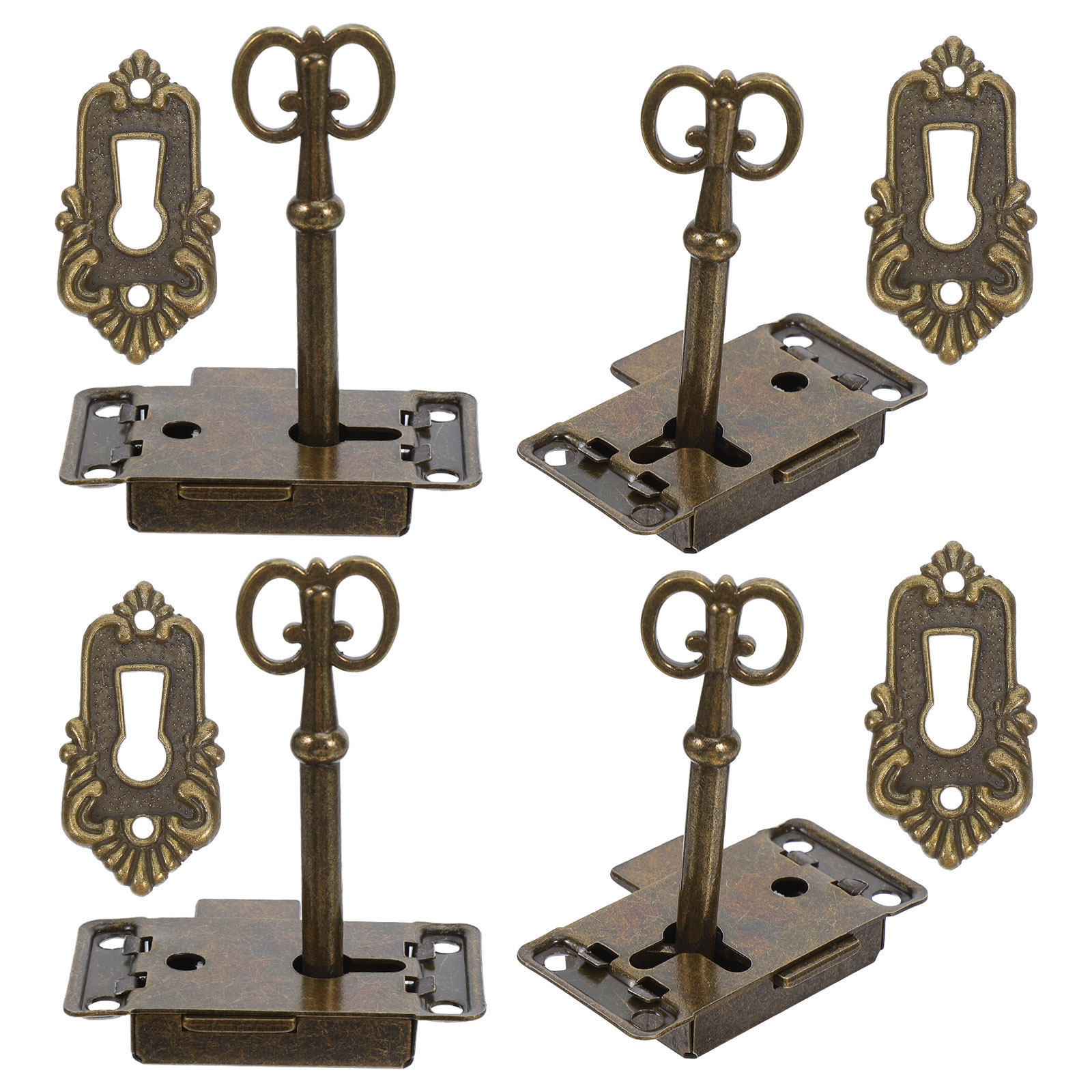 4Sets Retro Cabinet Locks Iron - đánh giá và giá Vintage Furniture Hardware Replacement