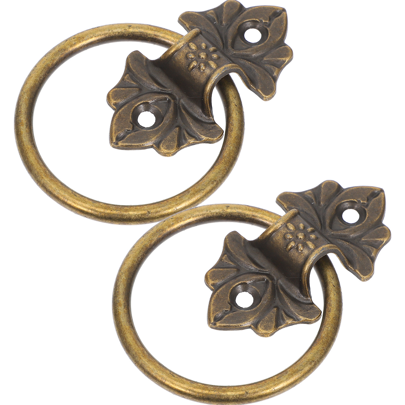 2Pcs Vintage Circle Ring Drawe - đánh giá và giá Vintage Furniture Hardware Replacement
