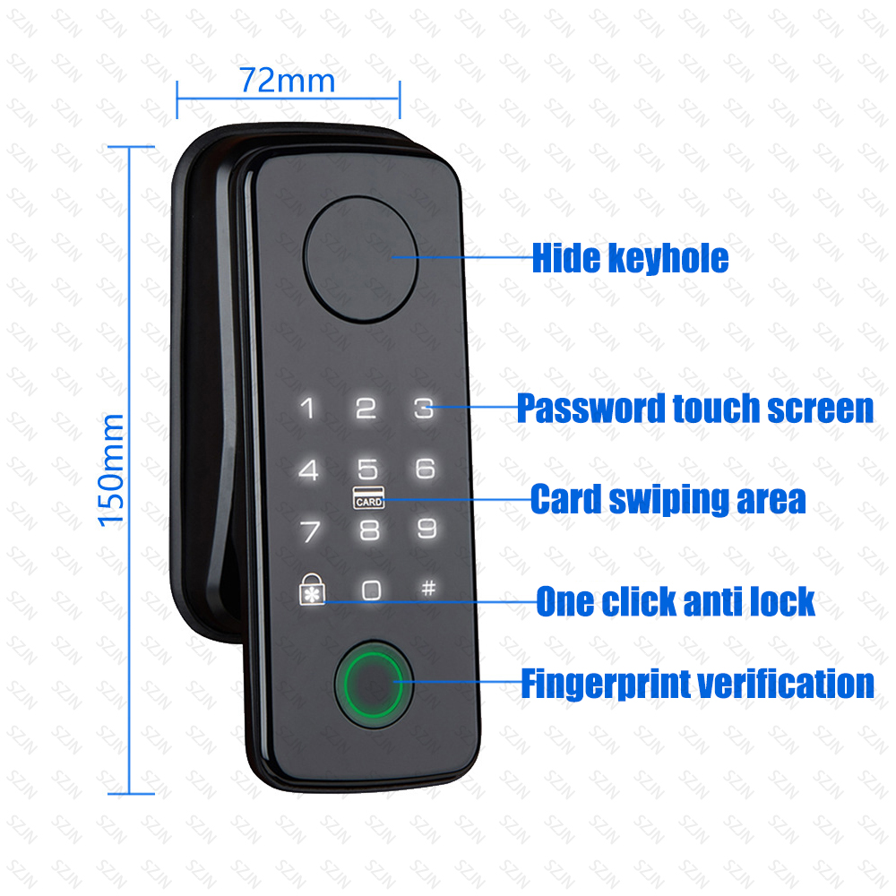 TTLock Auto Smart Fingerprint  - đánh giá và giá Door Handle Bar