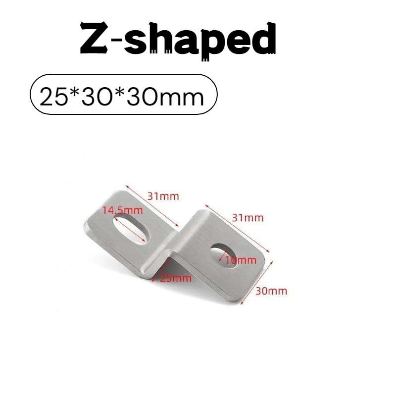 3mm Thick Stainless‑Steel Z‑Sh - đánh giá và giá Furniture Hardware Connectors