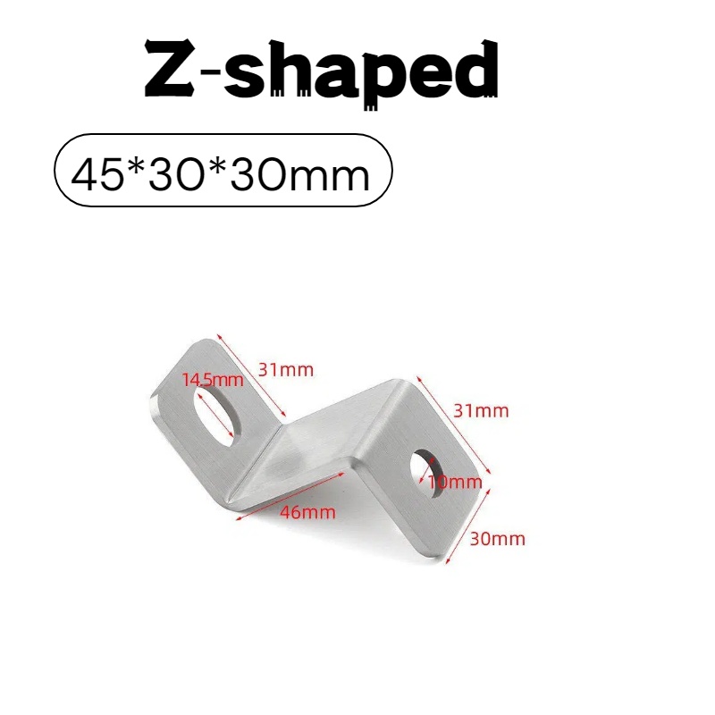 3mm Thick Stainless‑Steel Z‑Sh - đánh giá và giá Furniture Hardware Connectors