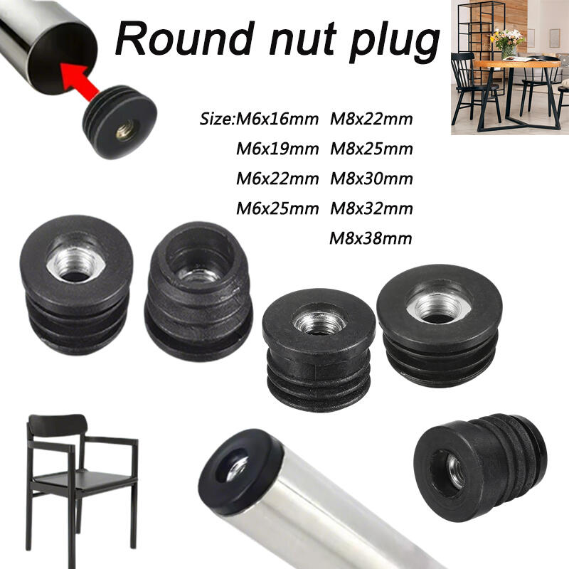 4/8/12PCS Round Nut Hole Plug  - đánh giá và giá Furniture Hardware Connectors