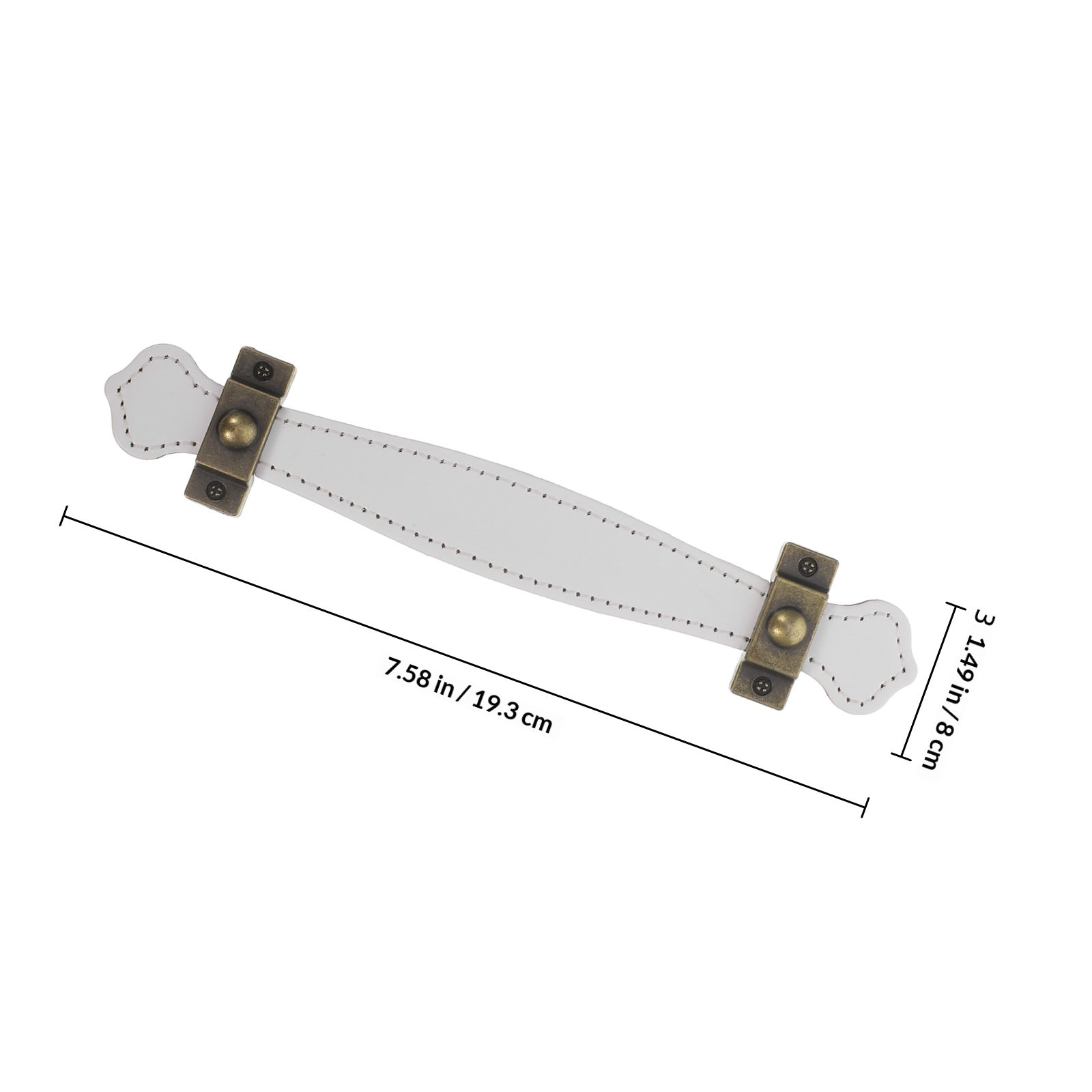 2Pcs Vintage Fake Strap Handle - đánh giá và giá Vintage Furniture Hardware Replacement