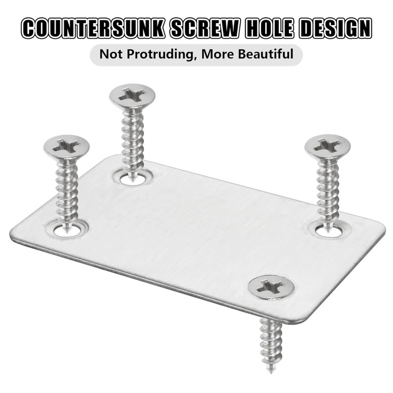 10Pcs Stainless Steel Right An - đánh giá và giá Furniture Hardware Connectors