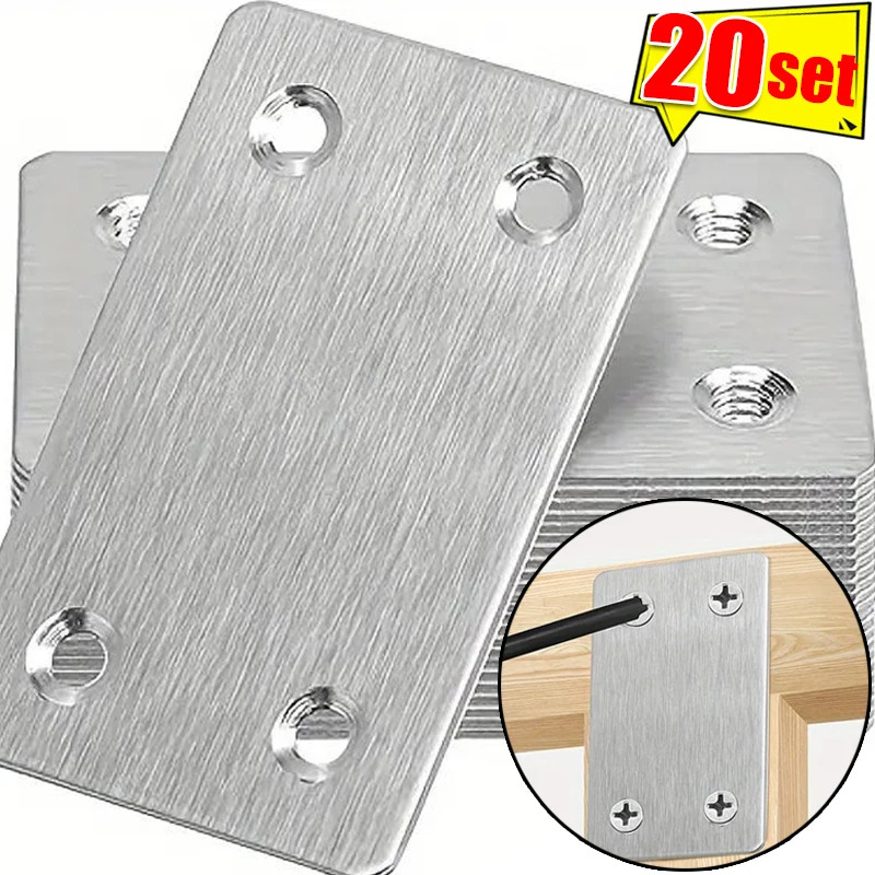 10Pcs Stainless Steel Right An - đánh giá và giá Furniture Hardware Connectors
