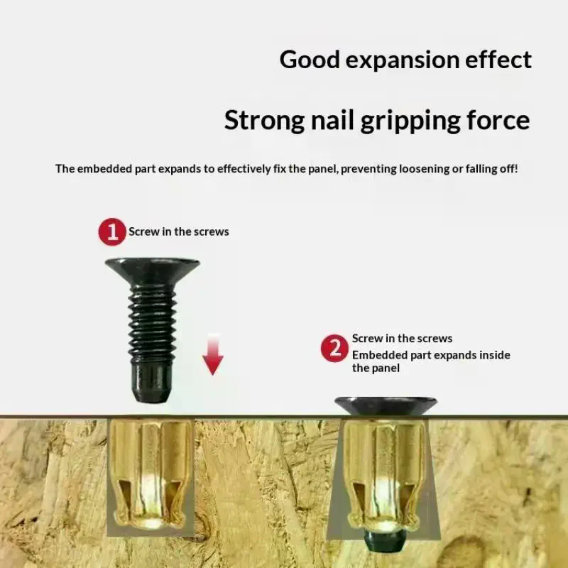 10Pcs Hinge Nut Screw Cabinet  - đánh giá và giá Furniture Hardware Repair