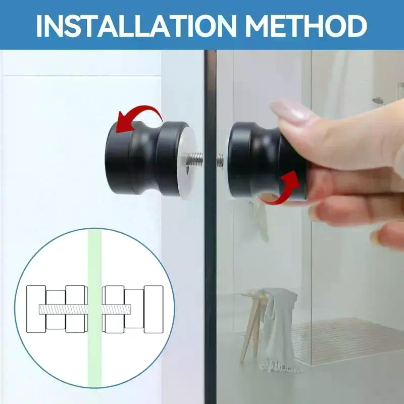 Stylish Shower Glass Door Hand - đánh giá và giá Door Handle Bar