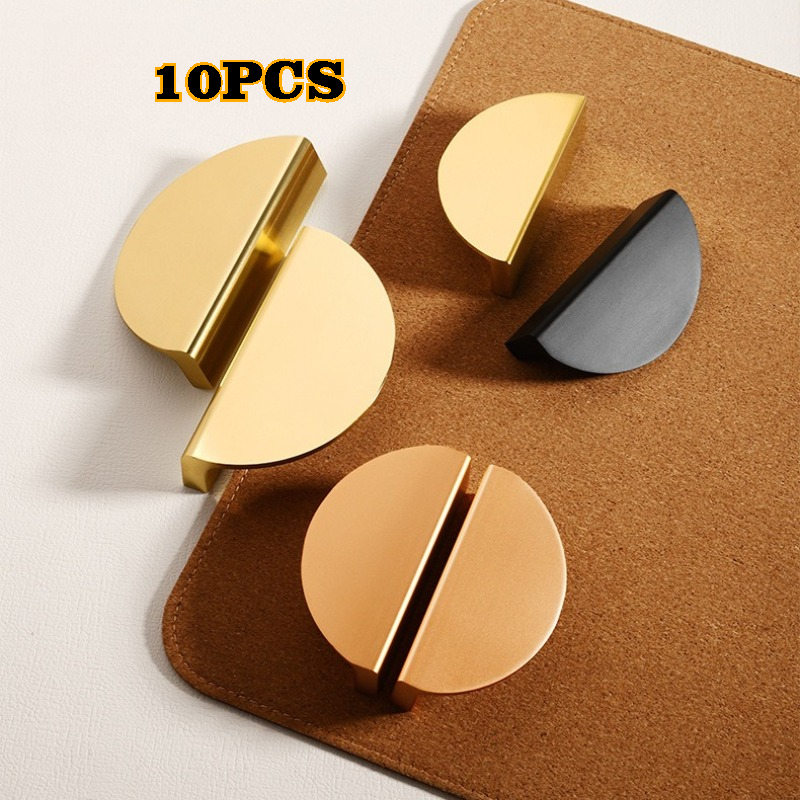 10 PCS Simple Semicircle Black - đánh giá và giá Furniture Hardware Wholesale