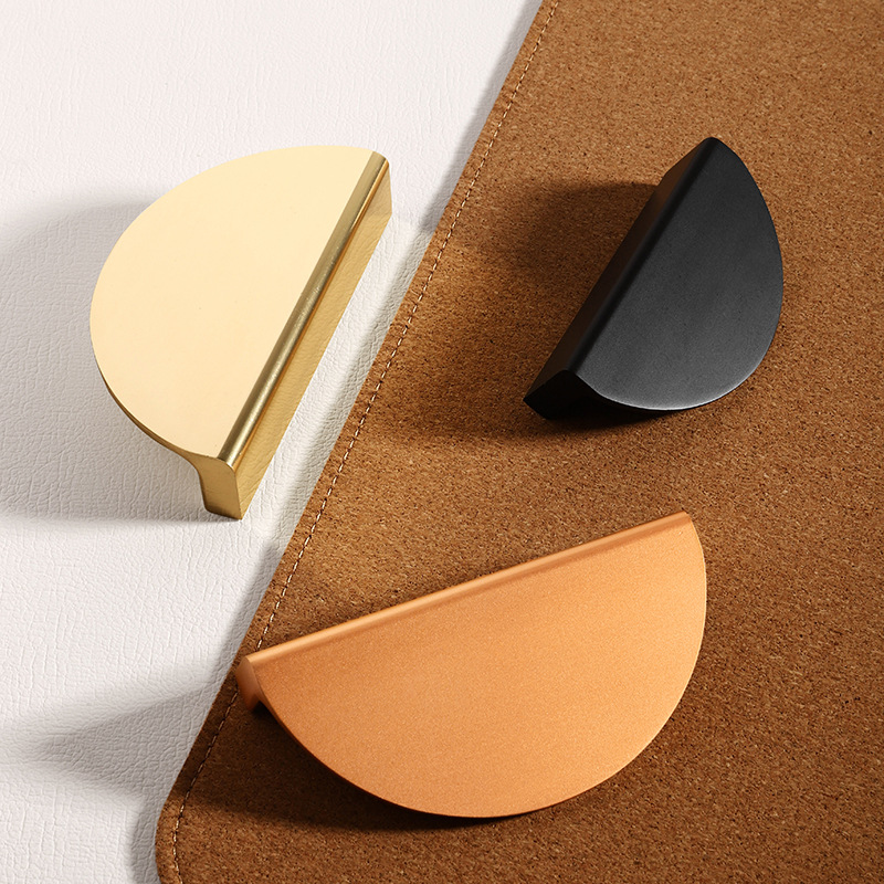 10 PCS Simple Semicircle Black - đánh giá và giá Furniture Hardware Wholesale