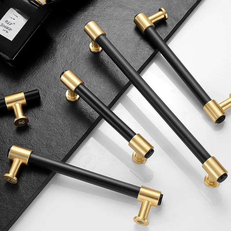 Modern Simple Nordic Black Gol - đánh giá và giá Furniture Hardware Wholesale