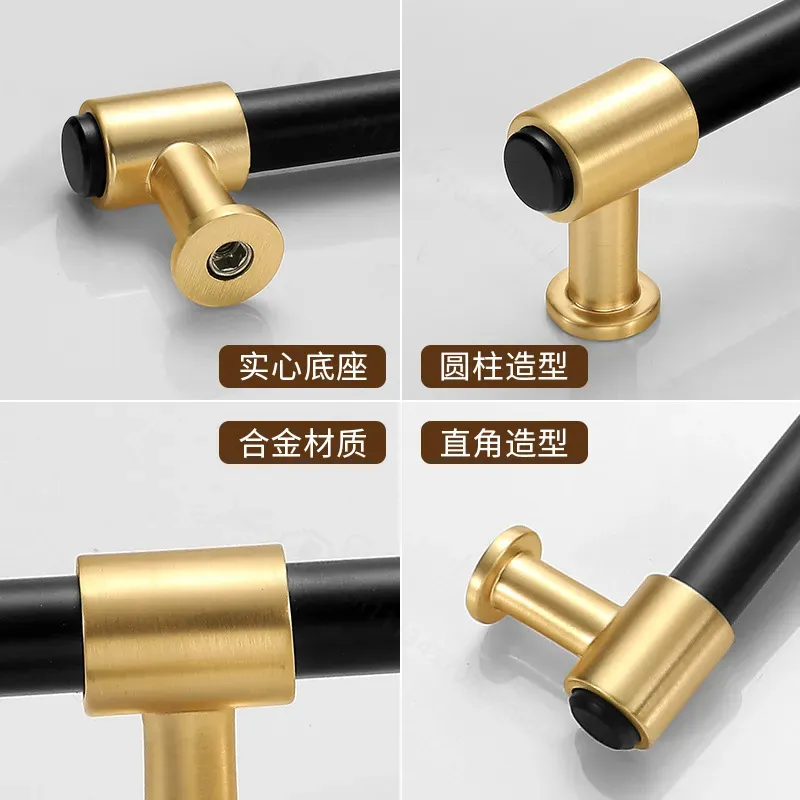 Modern Simple Nordic Black Gol - đánh giá và giá Furniture Hardware Wholesale
