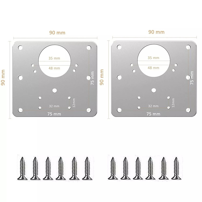2/10Pcs Sets Hinge Repair Plat - đánh giá và giá Furniture Hardware Repair