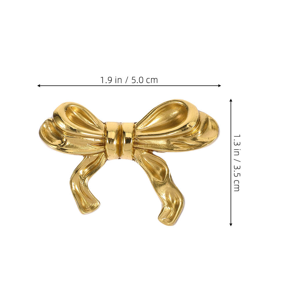 2Pcs Brass Bowknot Cabinet Han - đánh giá và giá Vintage Furniture Hardware Replacement