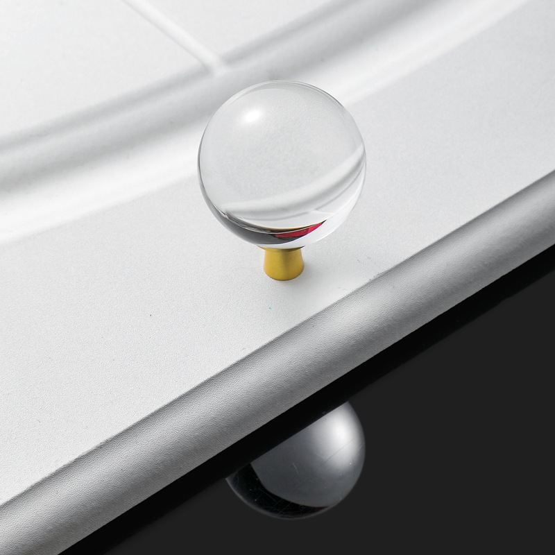 Crystal Ball Knob Single Hole  - đánh giá và giá Furniture Hardware High End