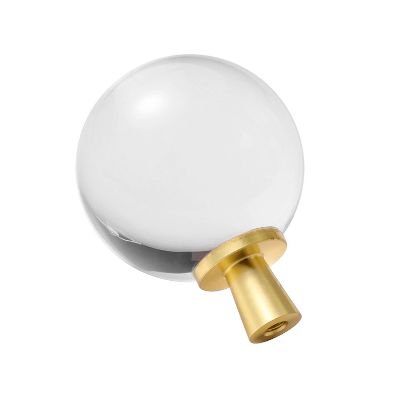 Crystal Ball Knob Single Hole  - đánh giá và giá Furniture Hardware High End