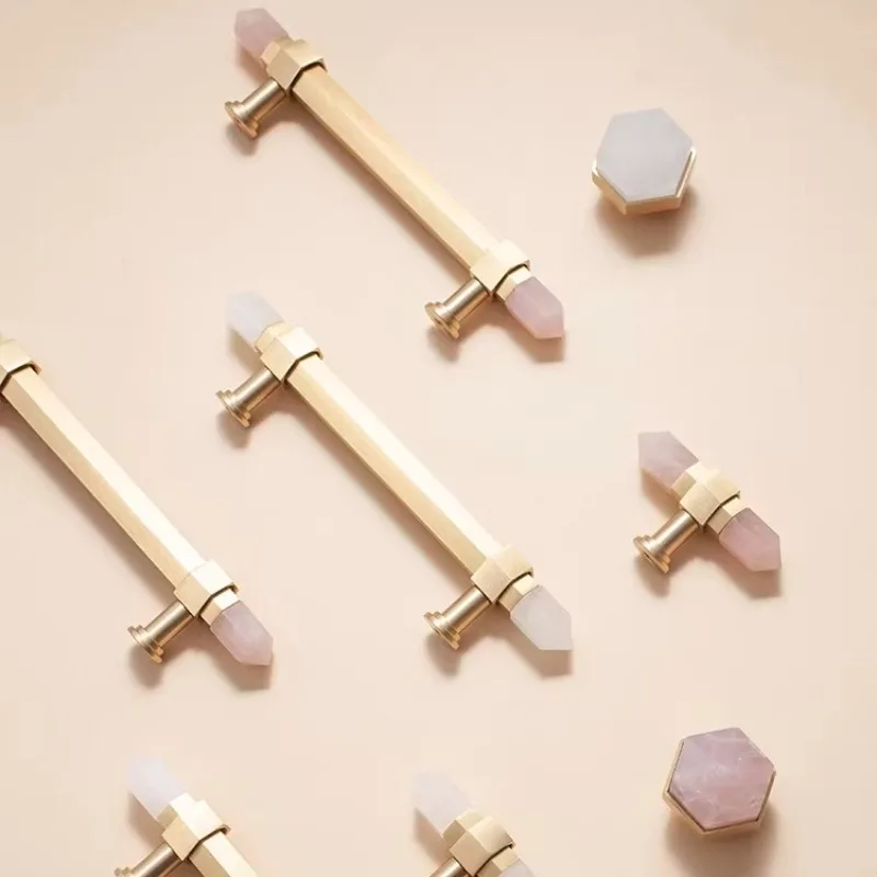 Natural Crystal Hexagonal Hard - đánh giá và giá Furniture Hardware High End