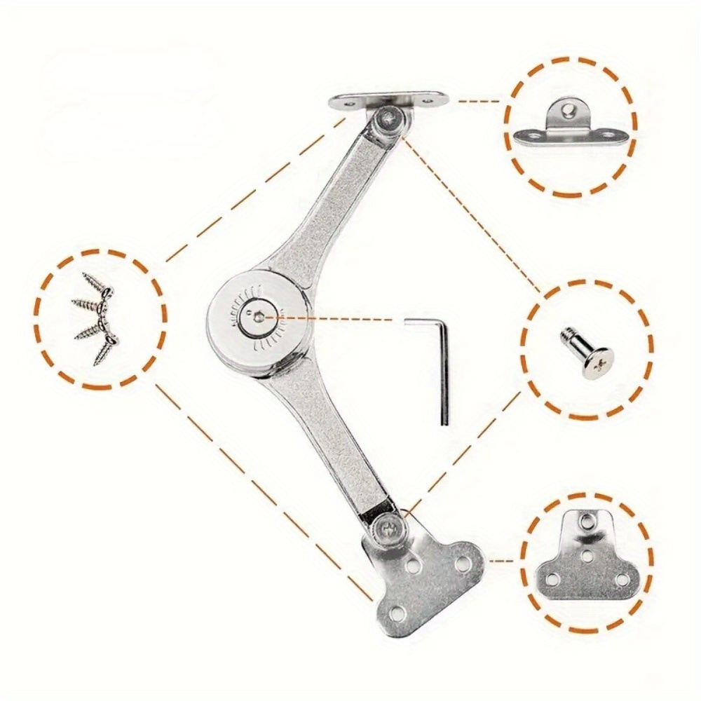 2Pcs Toy Box Hinges Soft Close - đánh giá và giá Soft Close Hinge