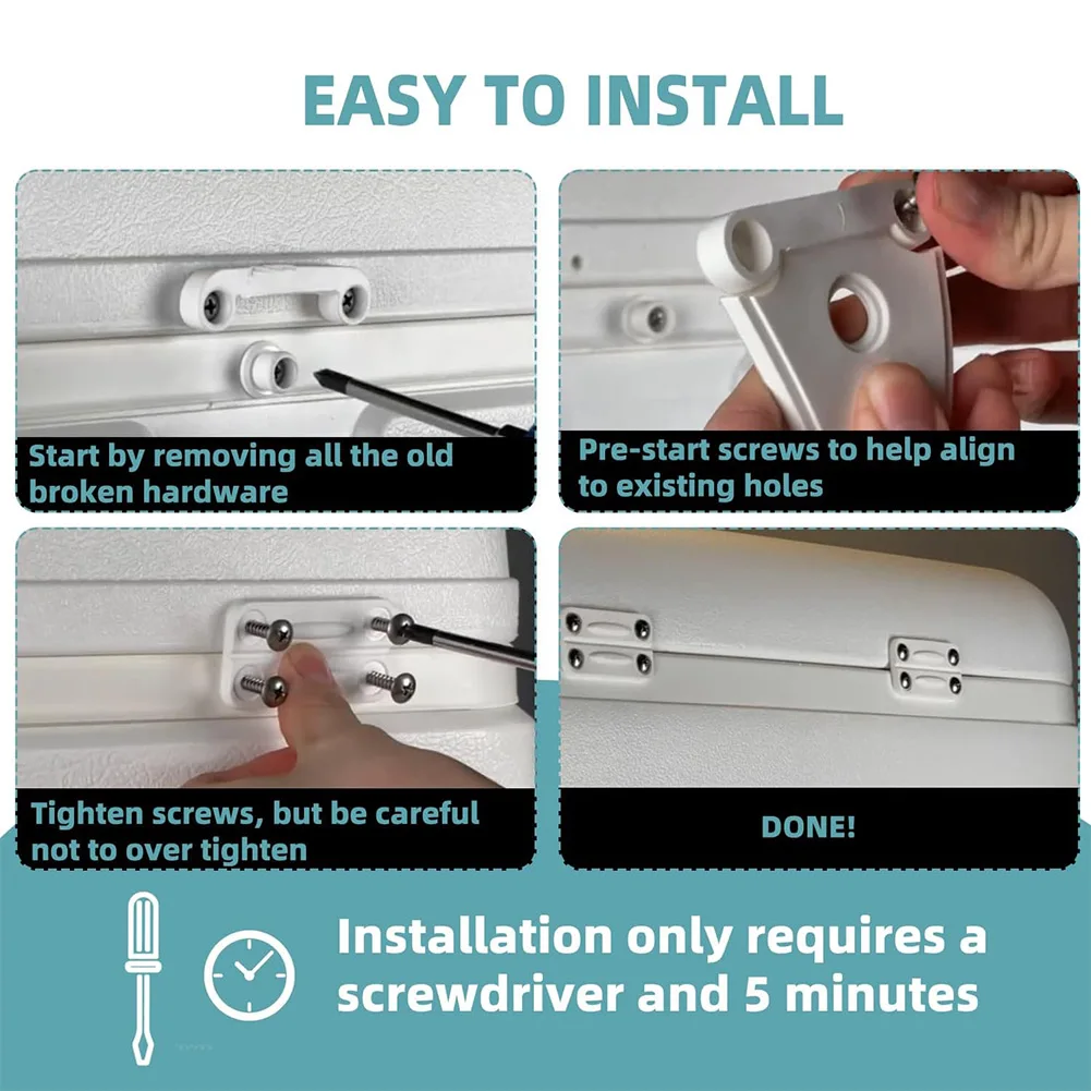 4Pack Hinges And 2 Latches Rep - đánh giá và giá Furniture Hardware Repair