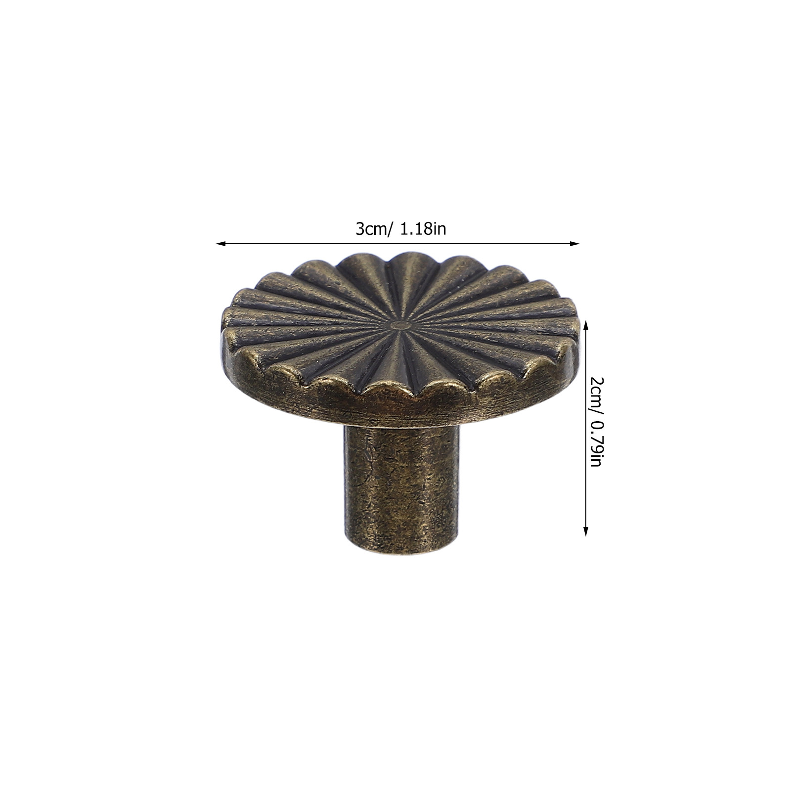 8Pcs Vintage Brass Cabinet Han - đánh giá và giá Vintage Furniture Hardware Replacement