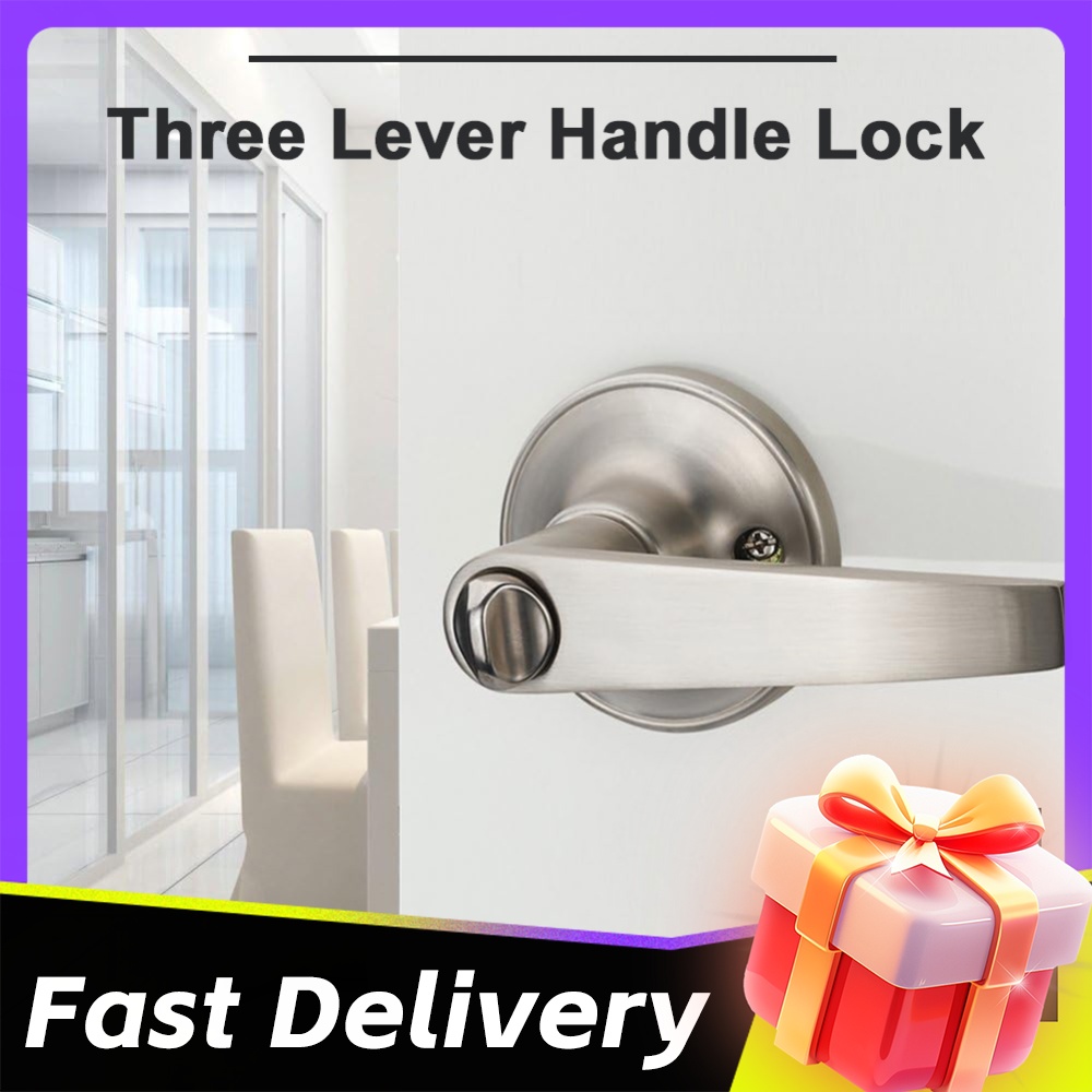 Door Lever Lock with 3 Keys En - đánh giá và giá Door Handle Bar