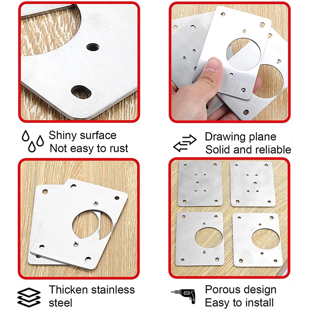 1/2/4/10 Cái Bản Lề Sửa Chữa T - đánh giá và giá Furniture Hardware Repair